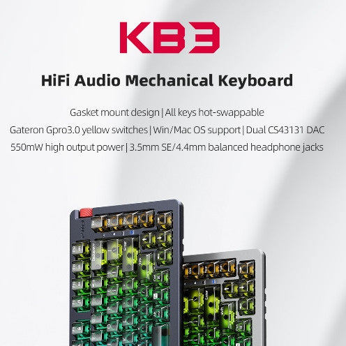 FiiO KB3 - Normal Edition - Black