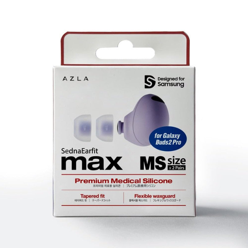 AZLA SednaEarfit MAX for Galaxy Buds 2 Pro - Purple - ML (2 Pairs)