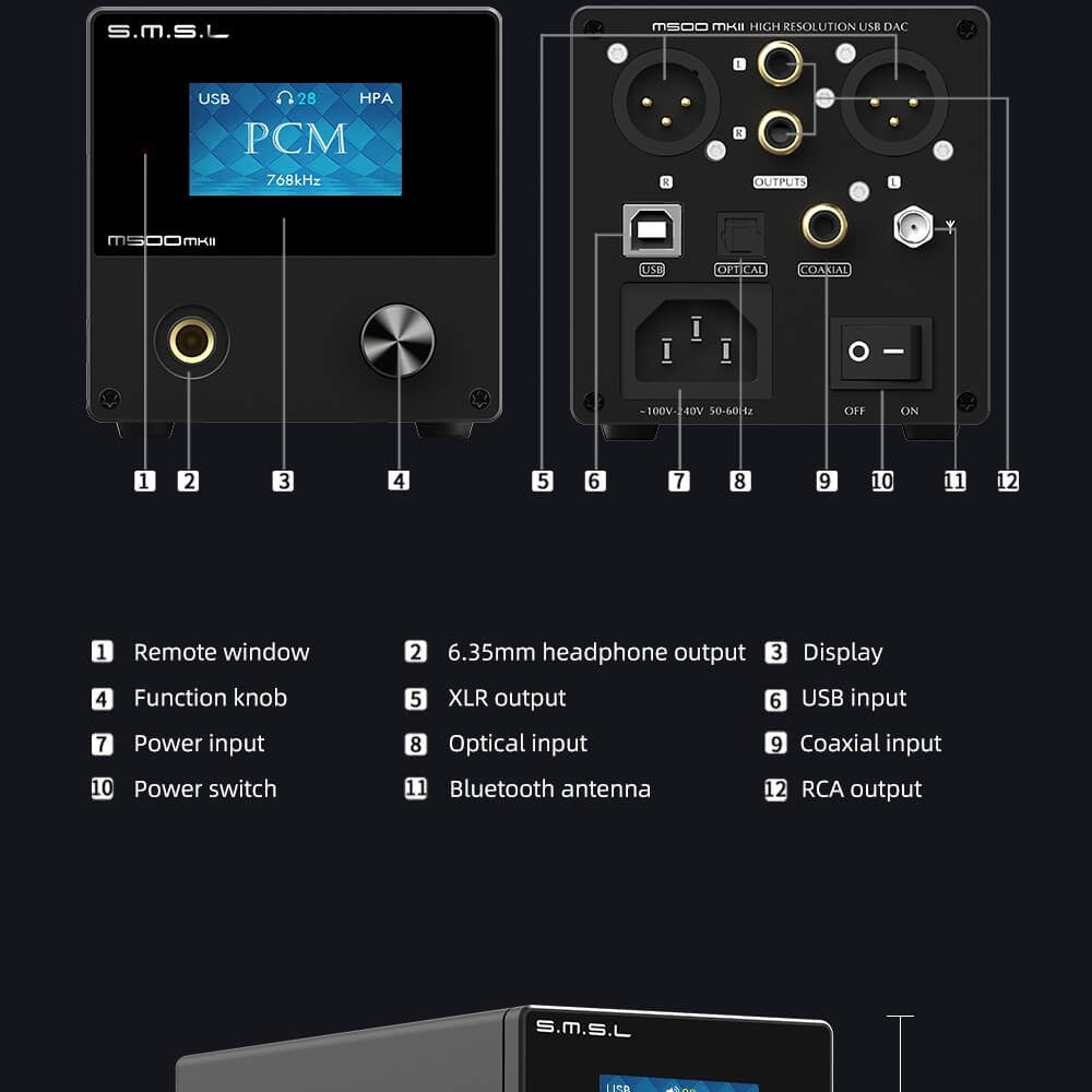 SMSL M500 MK2 or MK3