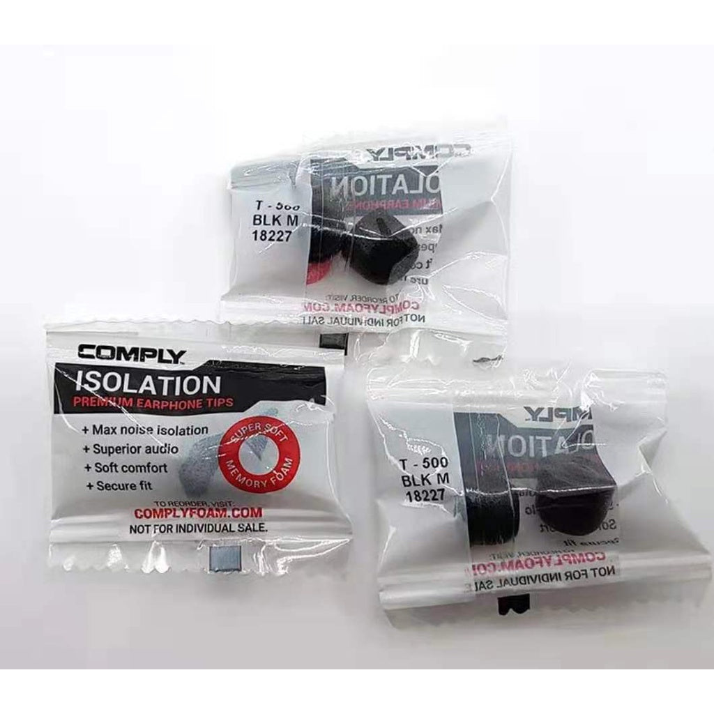 Comply Isolating Memory Earphone Foam Medium Size Tips T100 T200 T400 T500