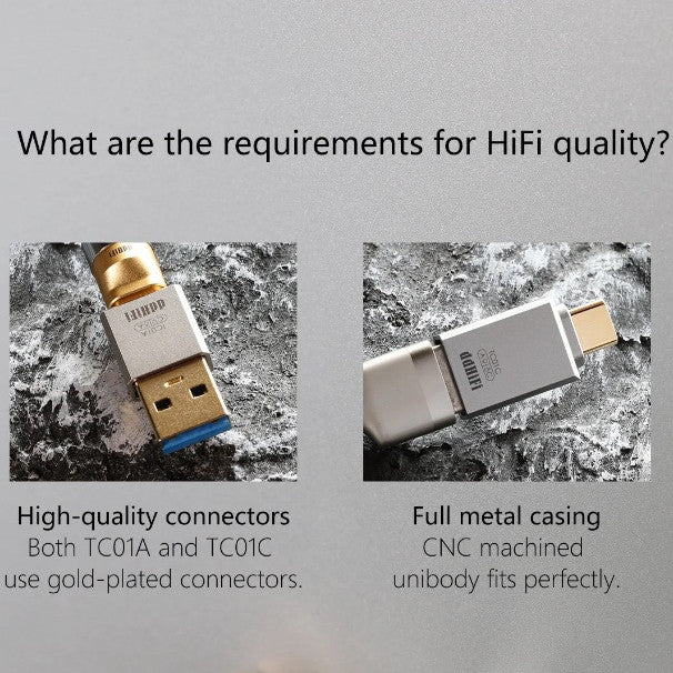 ddHifi TC01A or ddhifi TC01C USB A to USB C Converter