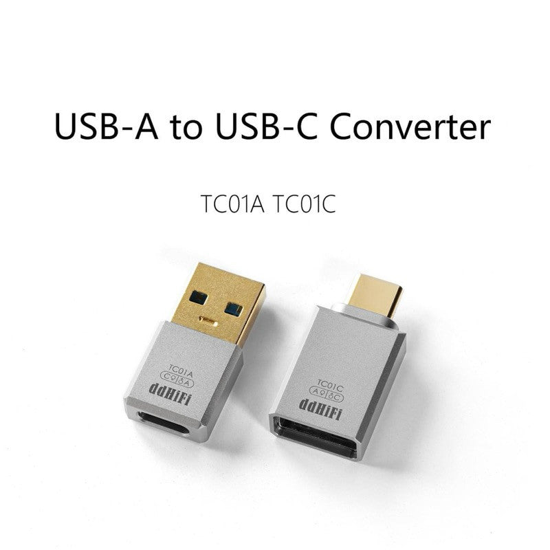 ddHifi TC01A or ddhifi TC01C USB A to USB C Converter - TC01C USB C