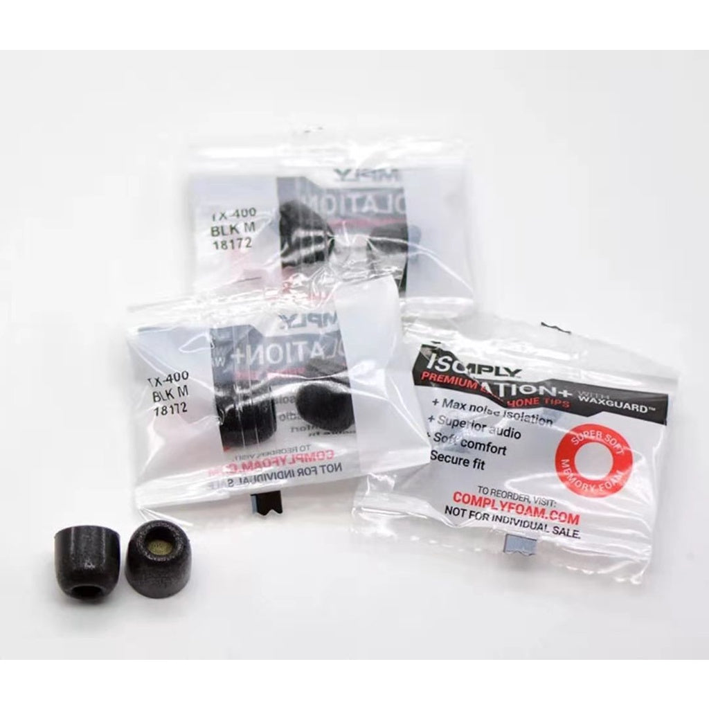 Comply Isolating Memory Earphone Foam Medium Size Tips T100 T200 T400 T500
