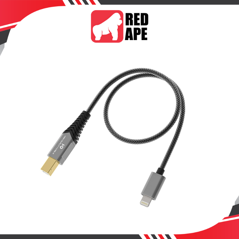 FiiO LD-TC1 LD-LT1 USB Type-B to Type-C / LT OTG Tinned Copper Core Aluminum Alloy Shell DAC Connection Cable
