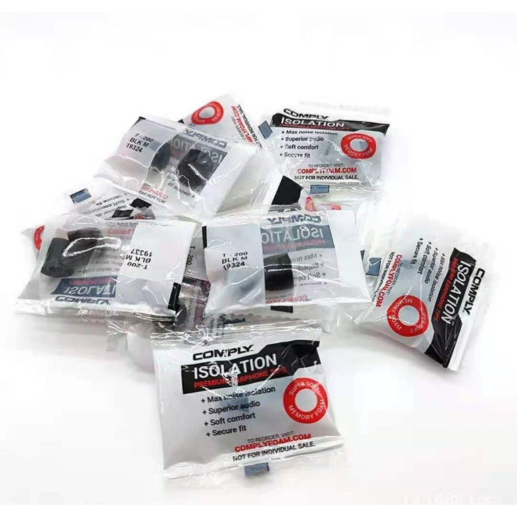Comply Isolating Memory Earphone Foam Medium Size Tips T100 T200 T400 T500 - T400 (1 Pair)