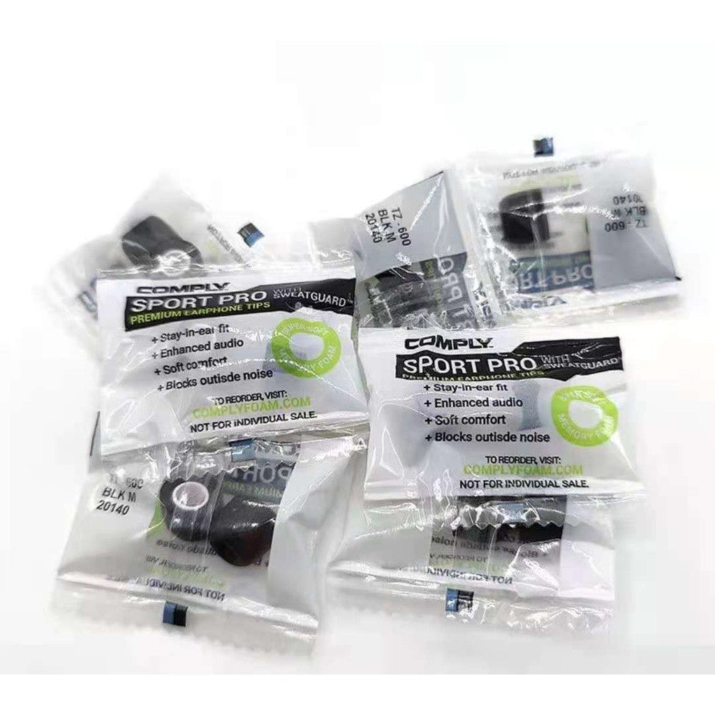 Comply Isolating Memory Earphone Foam Medium Size Tips T100 T200 T400 T500 - T200 (1 Pair)