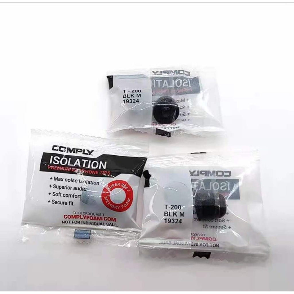Comply Isolating Memory Earphone Foam Medium Size Tips T100 T200 T400 T500