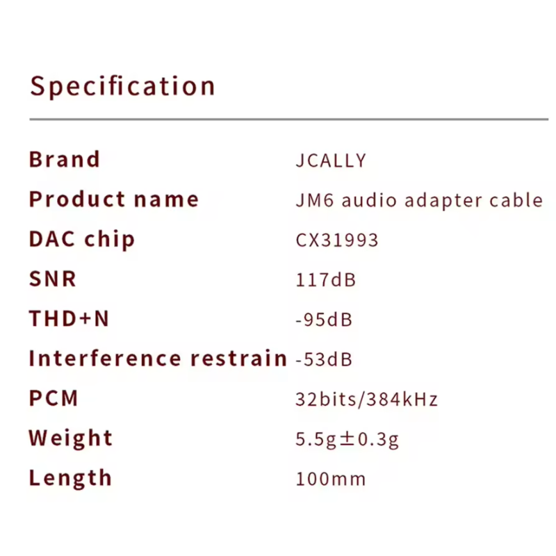 Jcally JM6