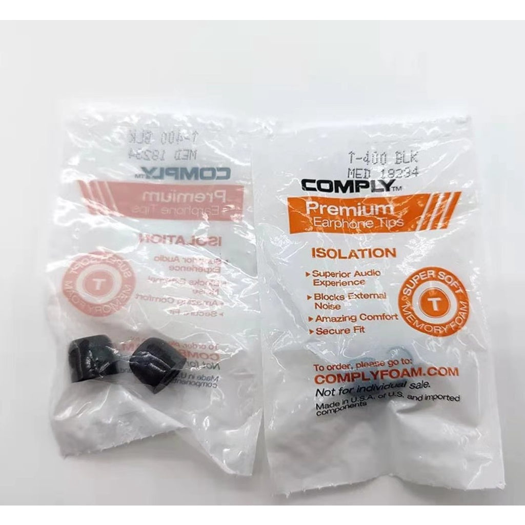 Comply Isolating Memory Earphone Foam Medium Size Tips T100 T200 T400 T500