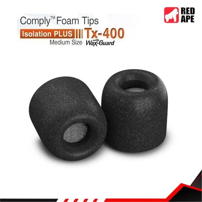 Comply Isolating Memory Earphone Foam Medium Size Tips T100 T200 T400 T500 - TS410(1 Pair)