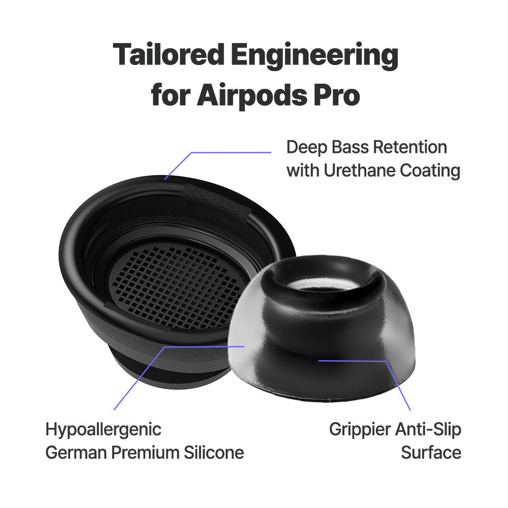 AZLA SednaEarfit Crystal for Air-Pod Pro - S (2 Pair)
