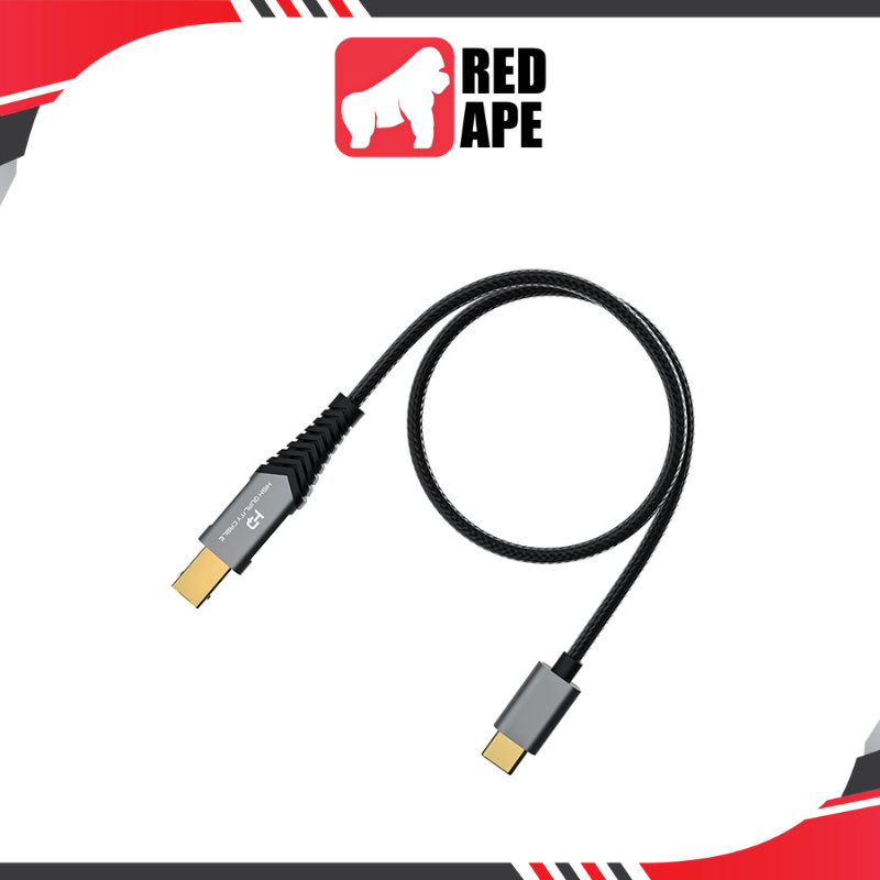 FiiO LD-TC1 LD-LT1 USB Type-B to Type-C / LT OTG Tinned Copper Core Aluminum Alloy Shell DAC Connection Cable - LD-LT1 Lightning