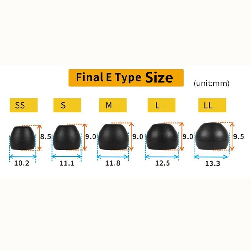 Final Audio Type E - Combo (5 Pairs)